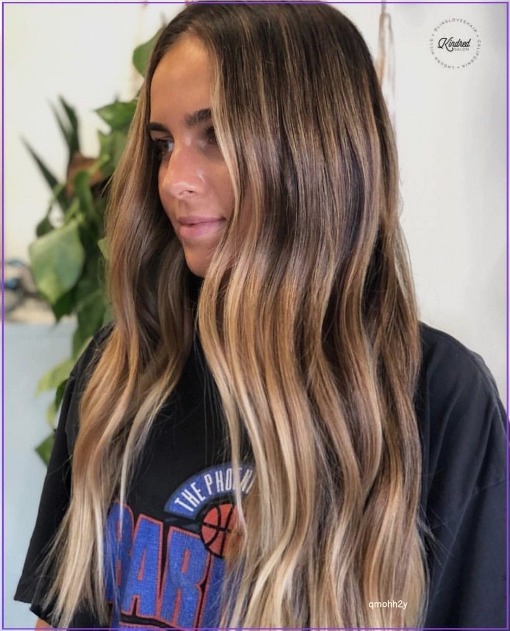 Окрашивание прядей на русых волосах