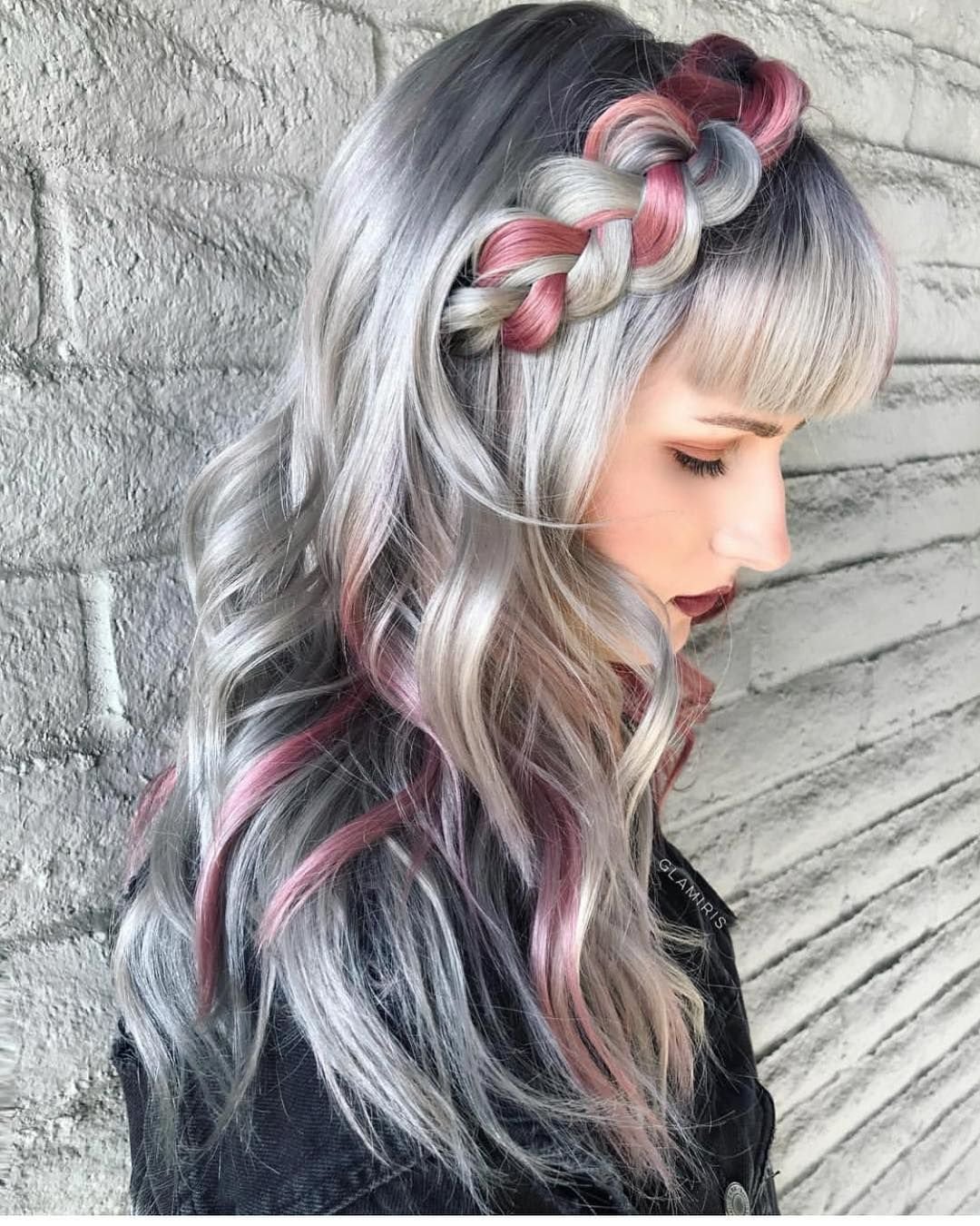 Разноцветное мелирование