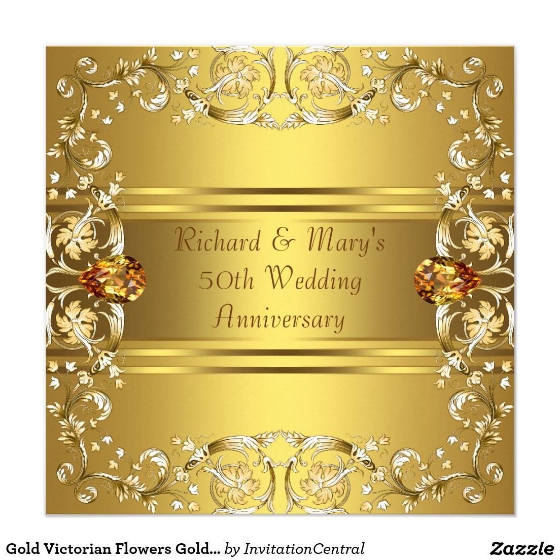 Золотые пригласительные