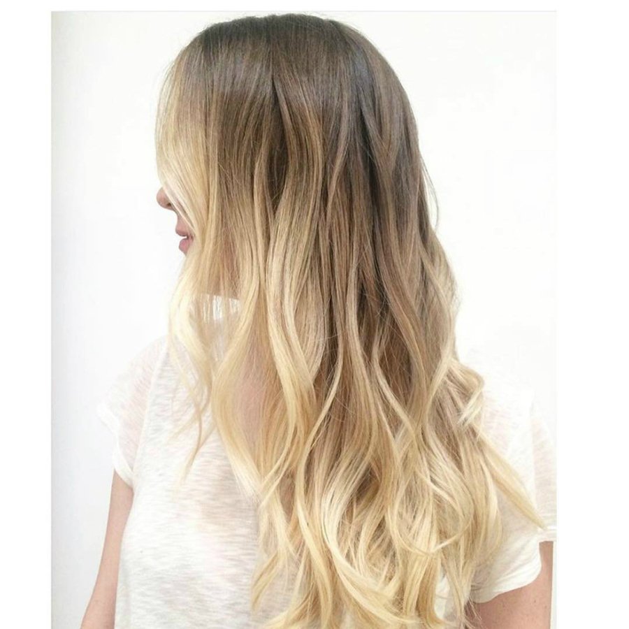 Сомбре на русфе волосы