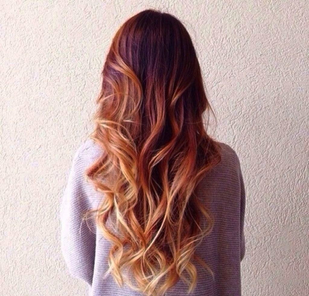 Янтарный балаяж