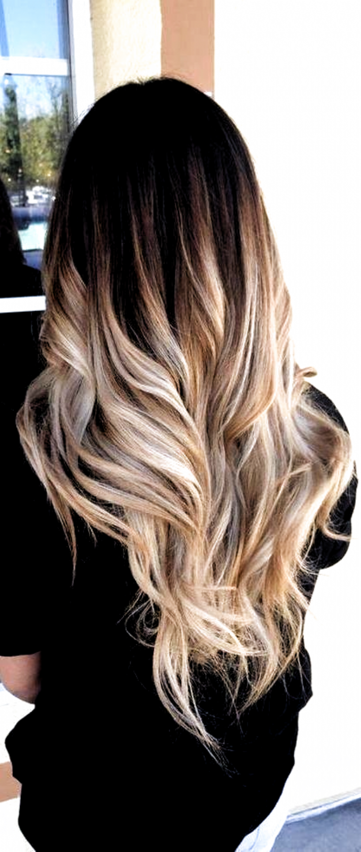 Блонд на Каскад омбре