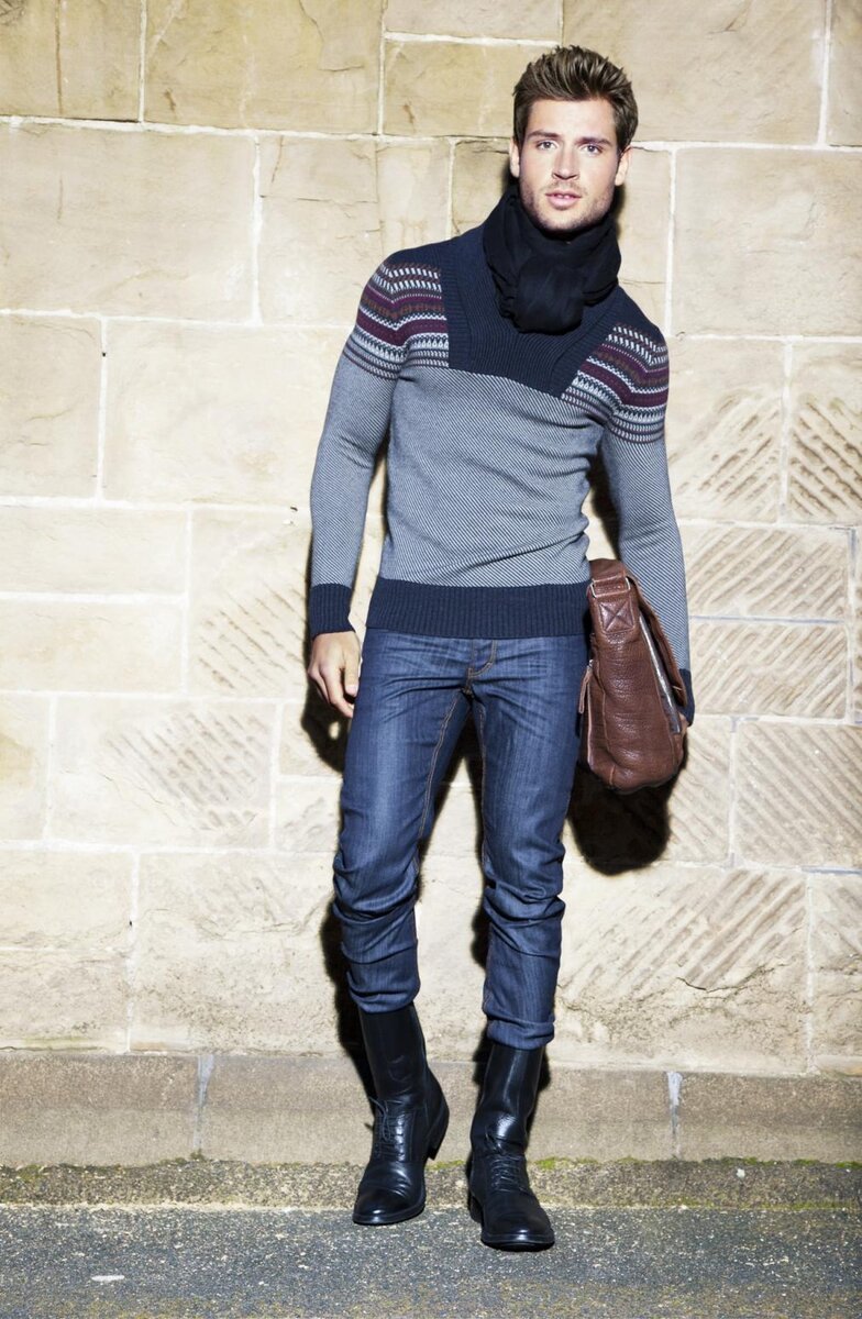 Мужчины в сапогах стиль