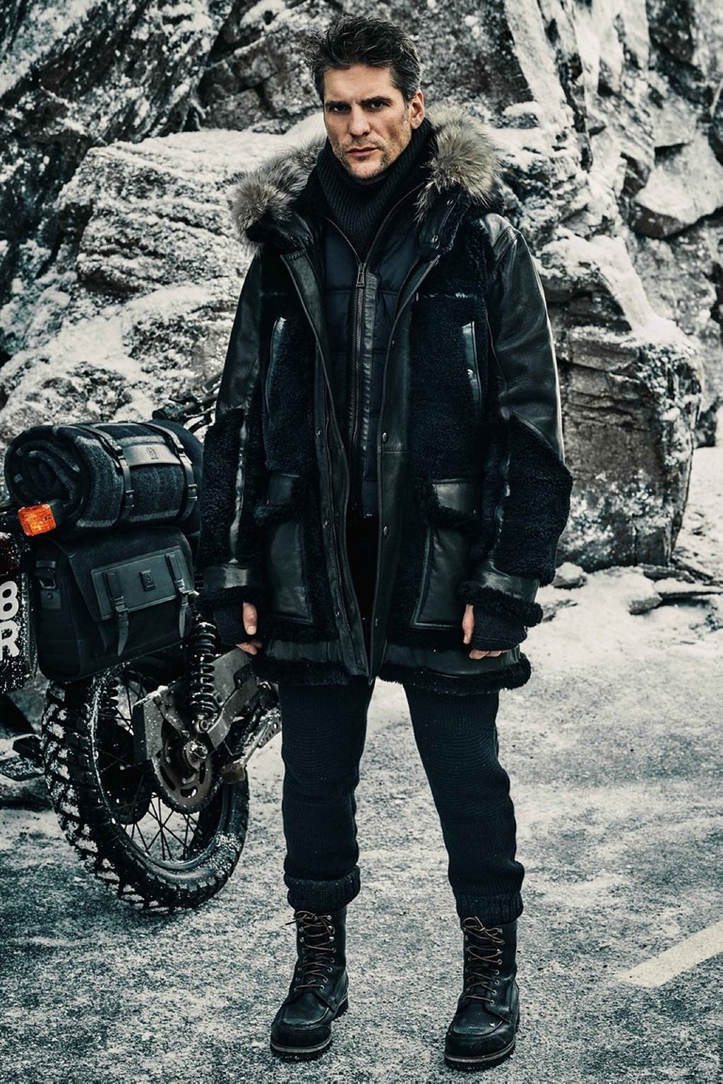 Зимняя куртка Belstaff look