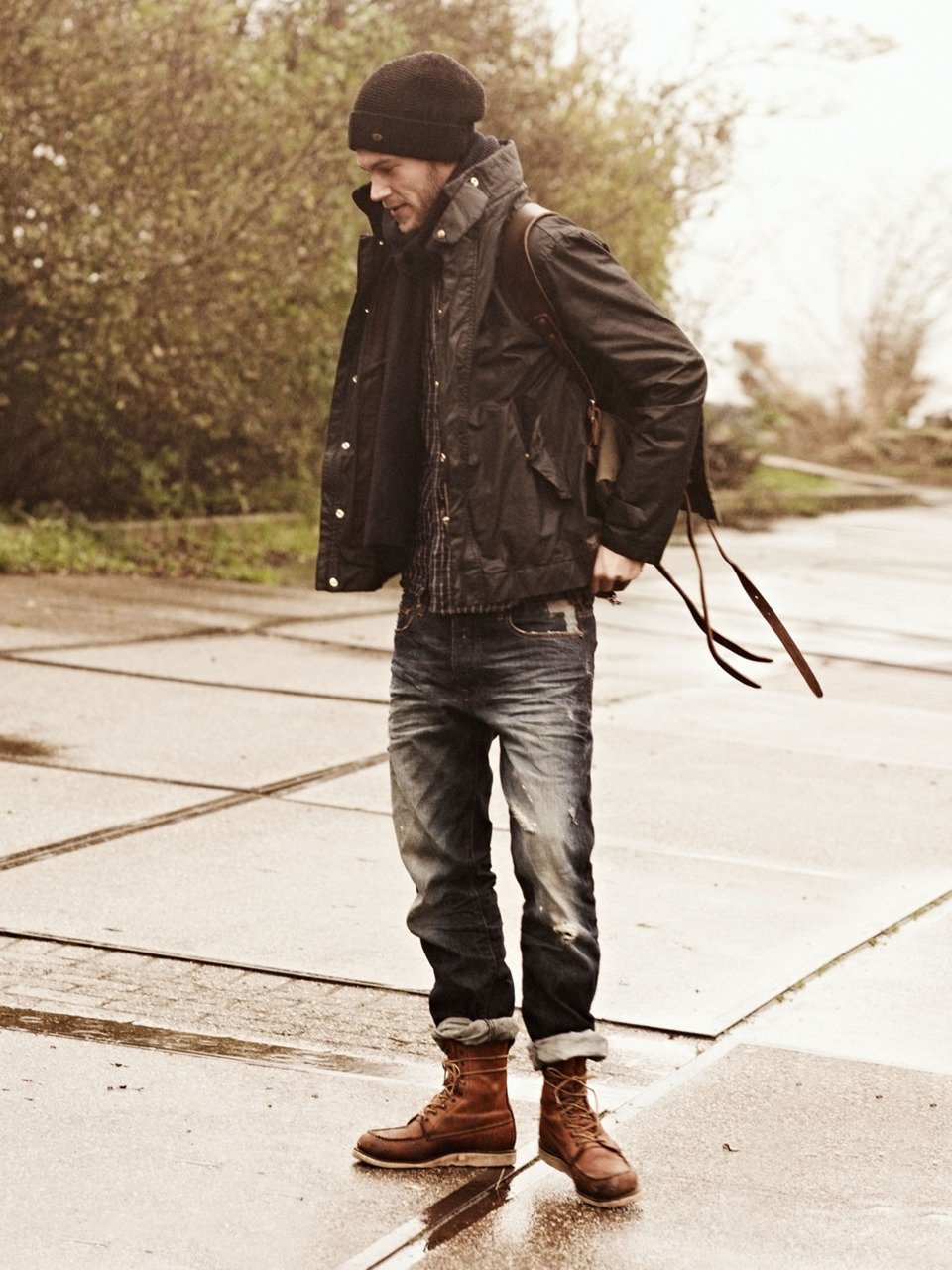 Лук с берцами мужской