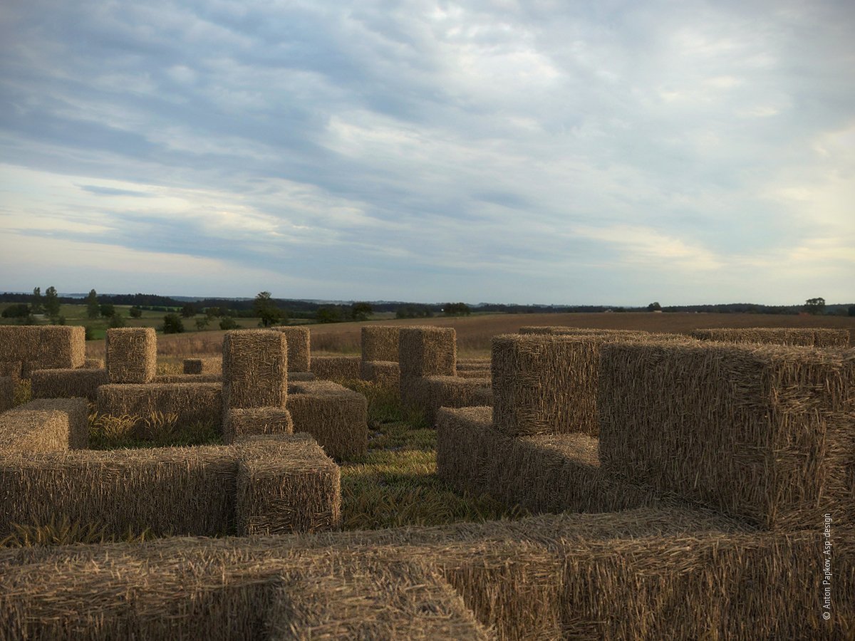 Лабиринт из сена