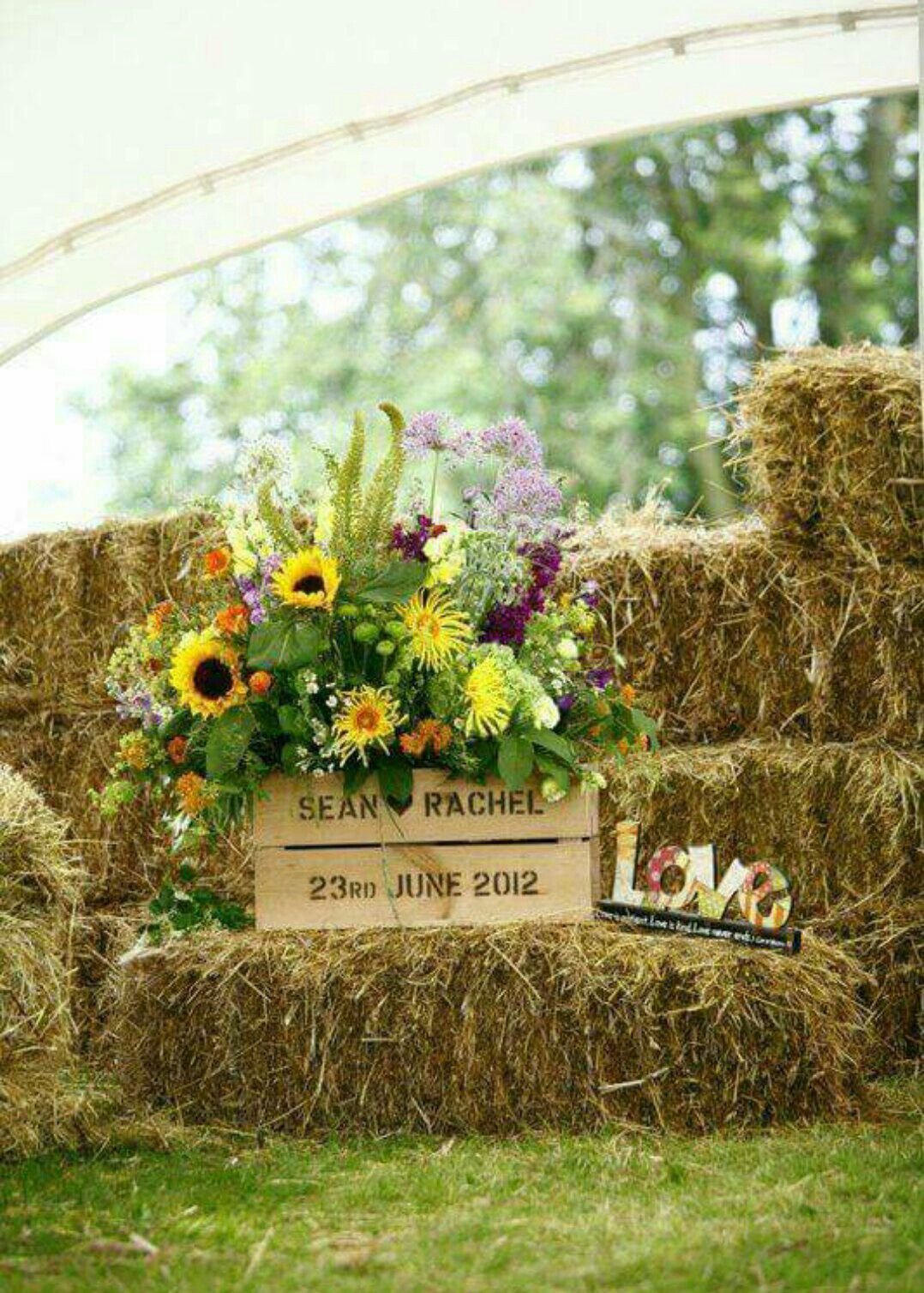 Сено для декора