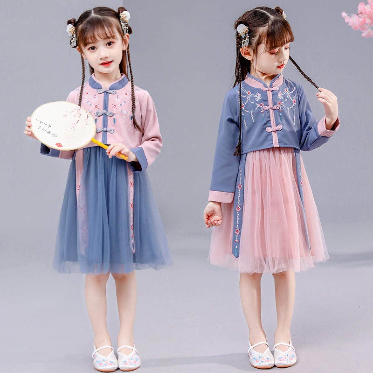 Платье в китайском стиле для девочки