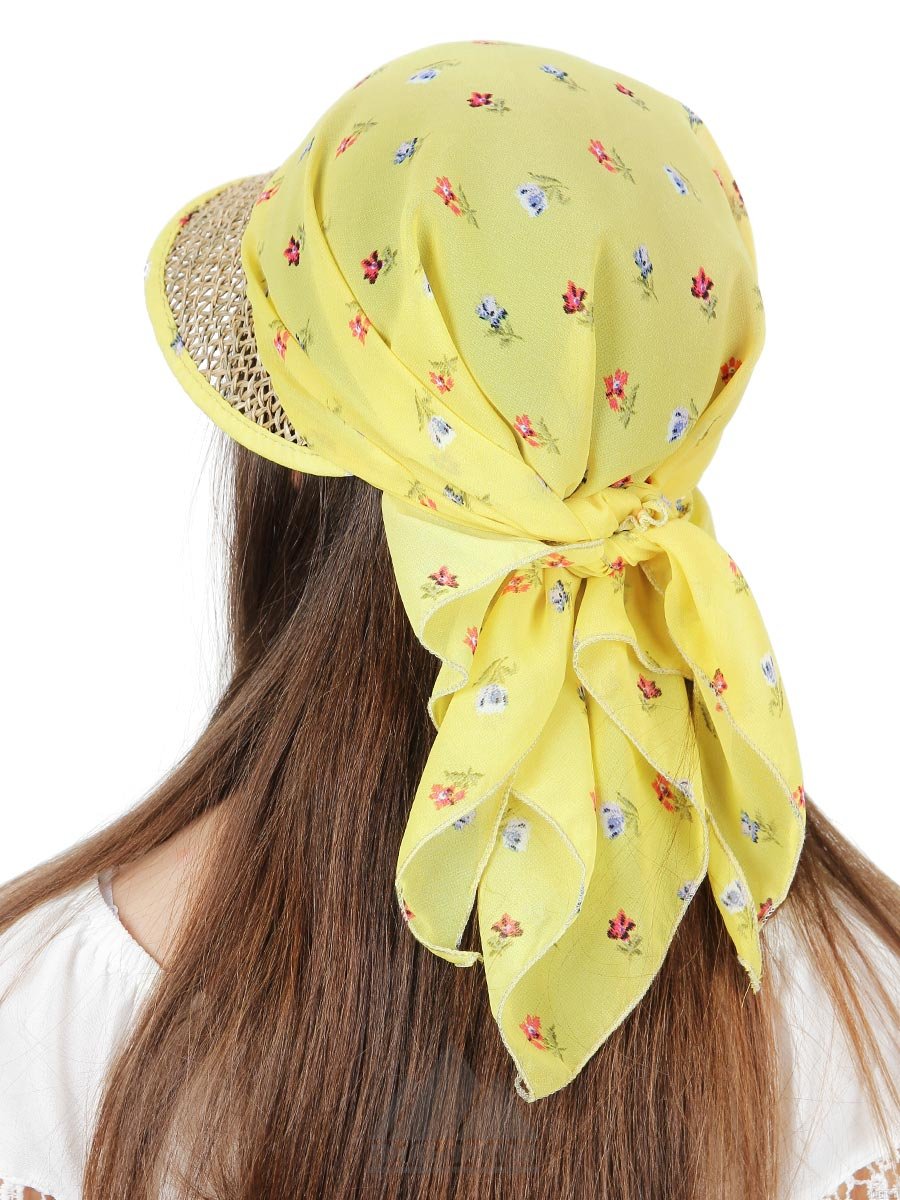 Бандана с пучком фото