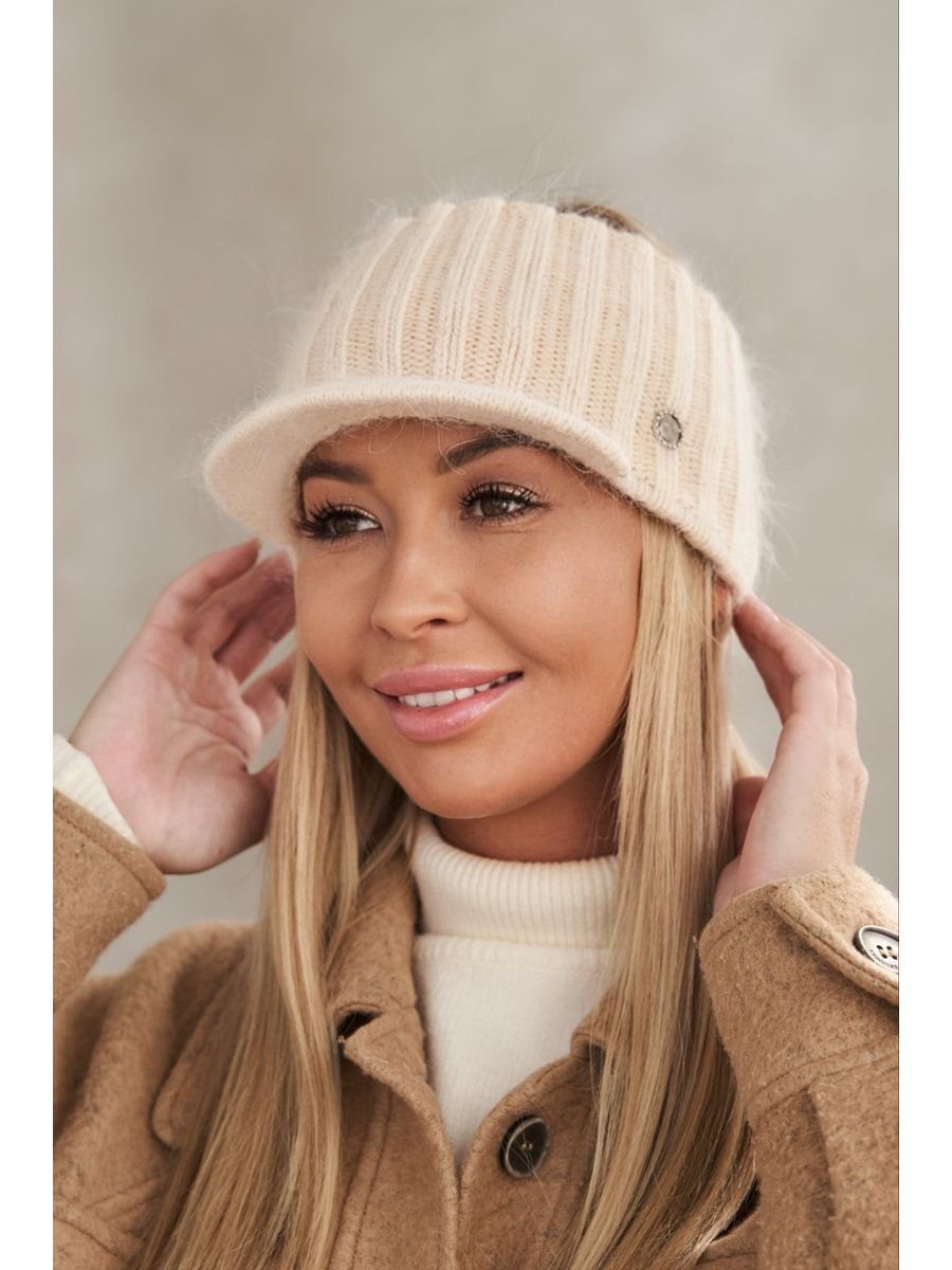 Повязка на голову с козырьком женская