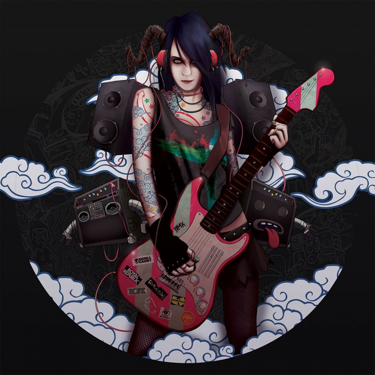 Рокерша арт