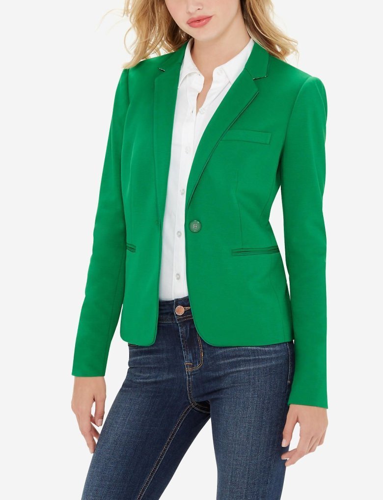 Зеленый пиджак Зара