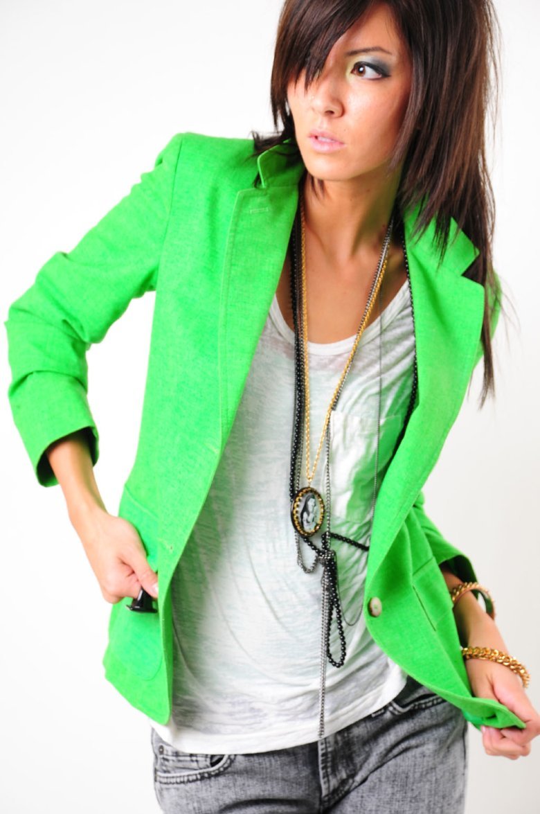 Зеленый пиджак Lime