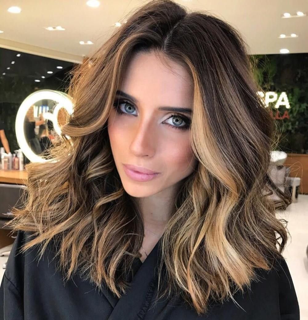 Балаяж контуринг на каре