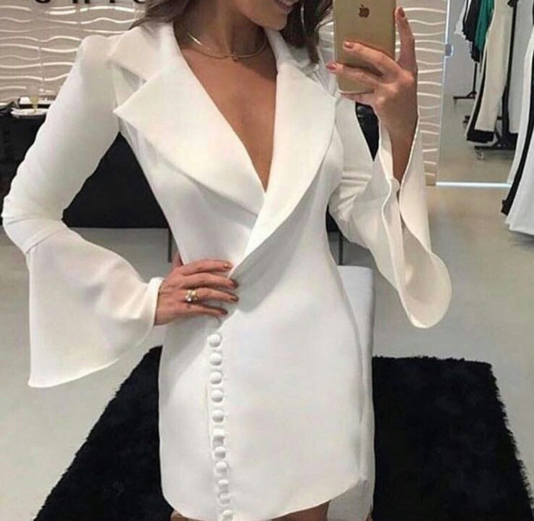 Платье в виде пиджака