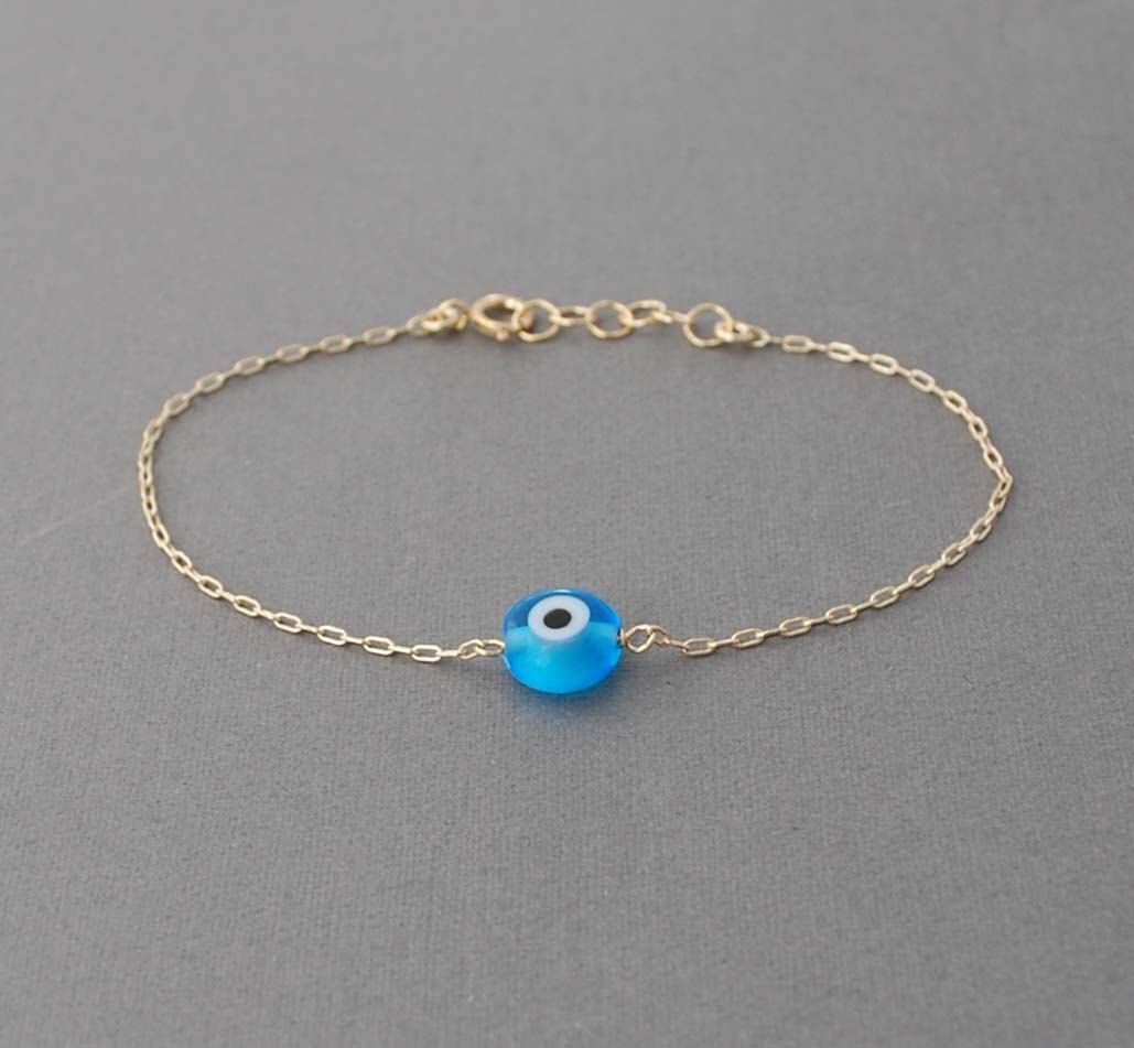 Золотой браслет от глаза