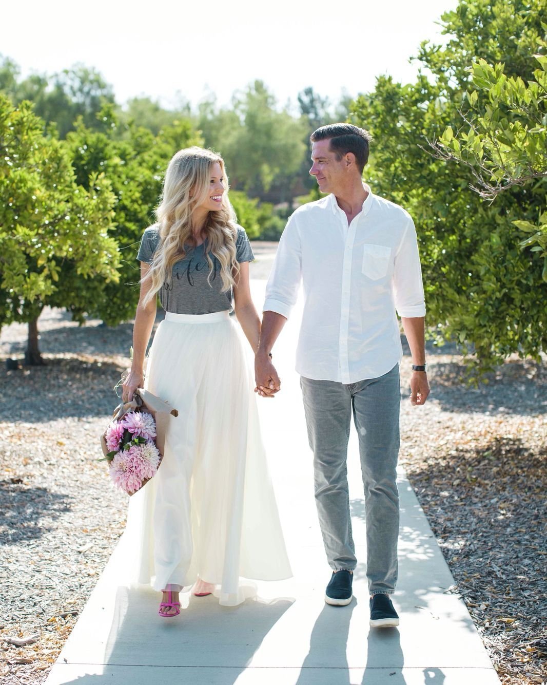 Свадебный образ в джинсах