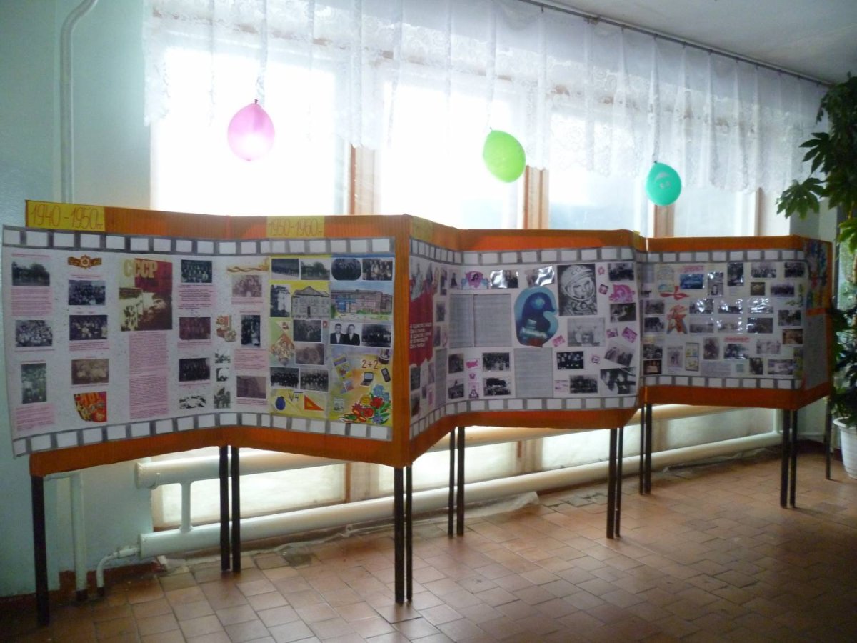 Стенд к юбилею школы