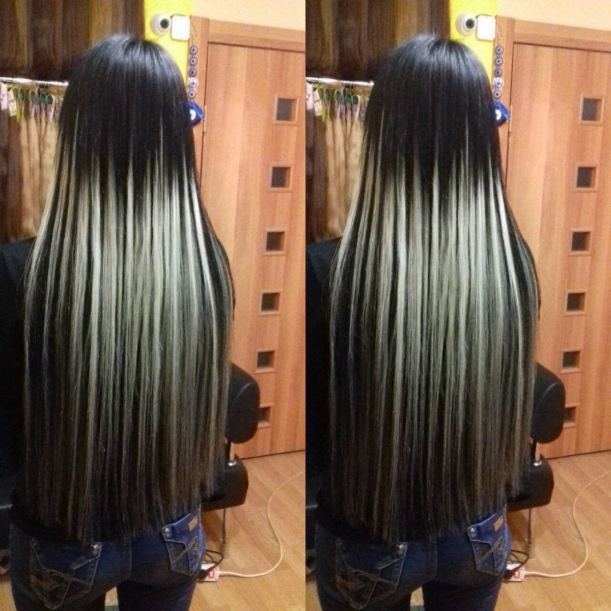 Афронаращивание мелирование