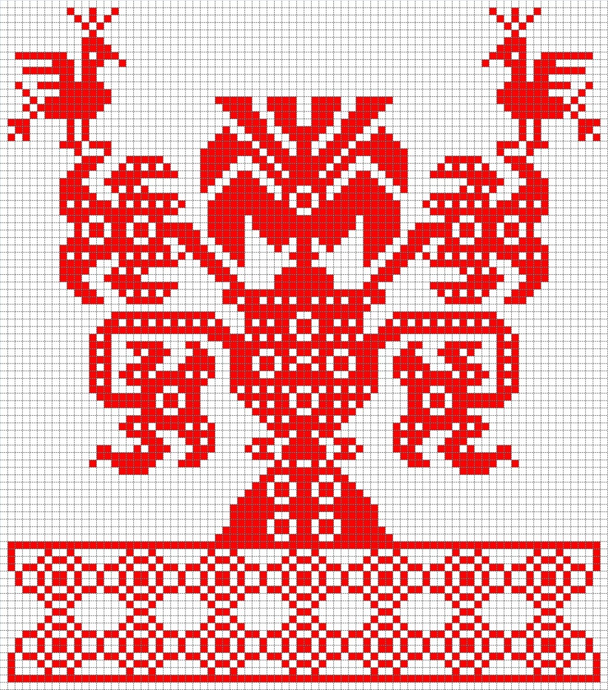 Славянский обережный орнамент Древо