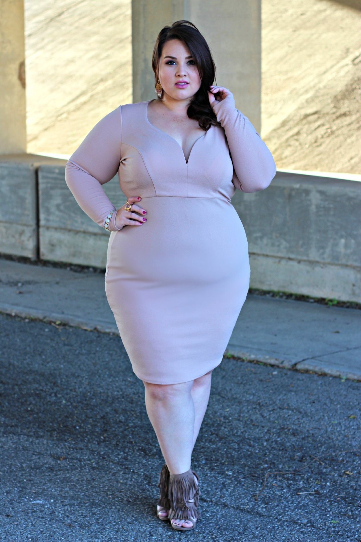 Толстые девушки в леггинсах