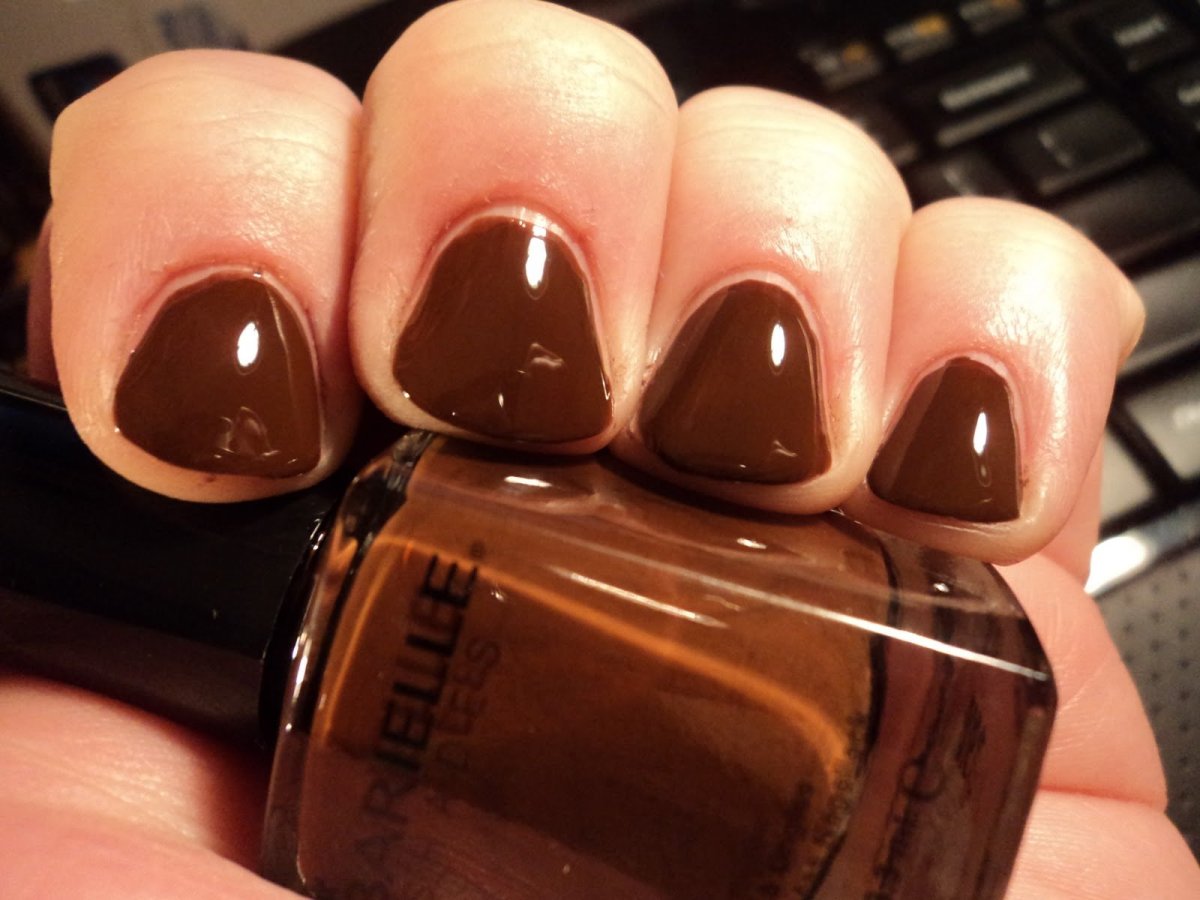 Коричневый гель лак