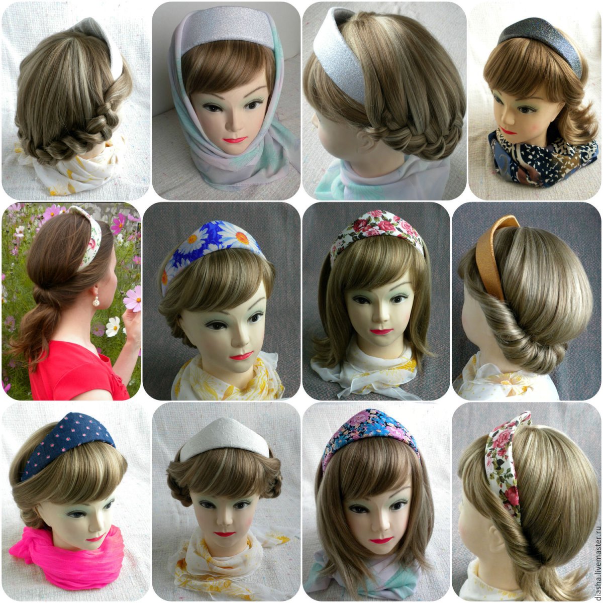 Прическа с кокошником