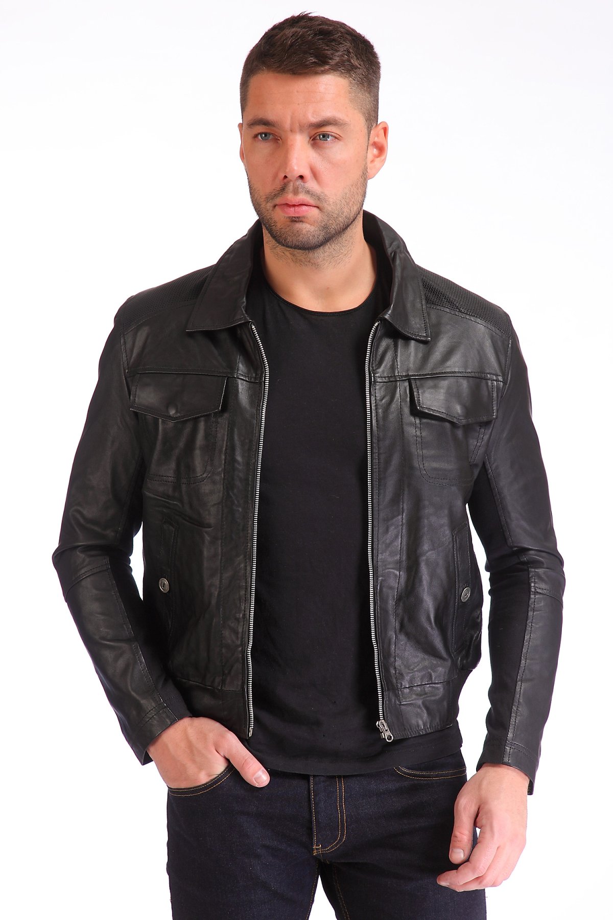 Karl Enzo кожаная куртка