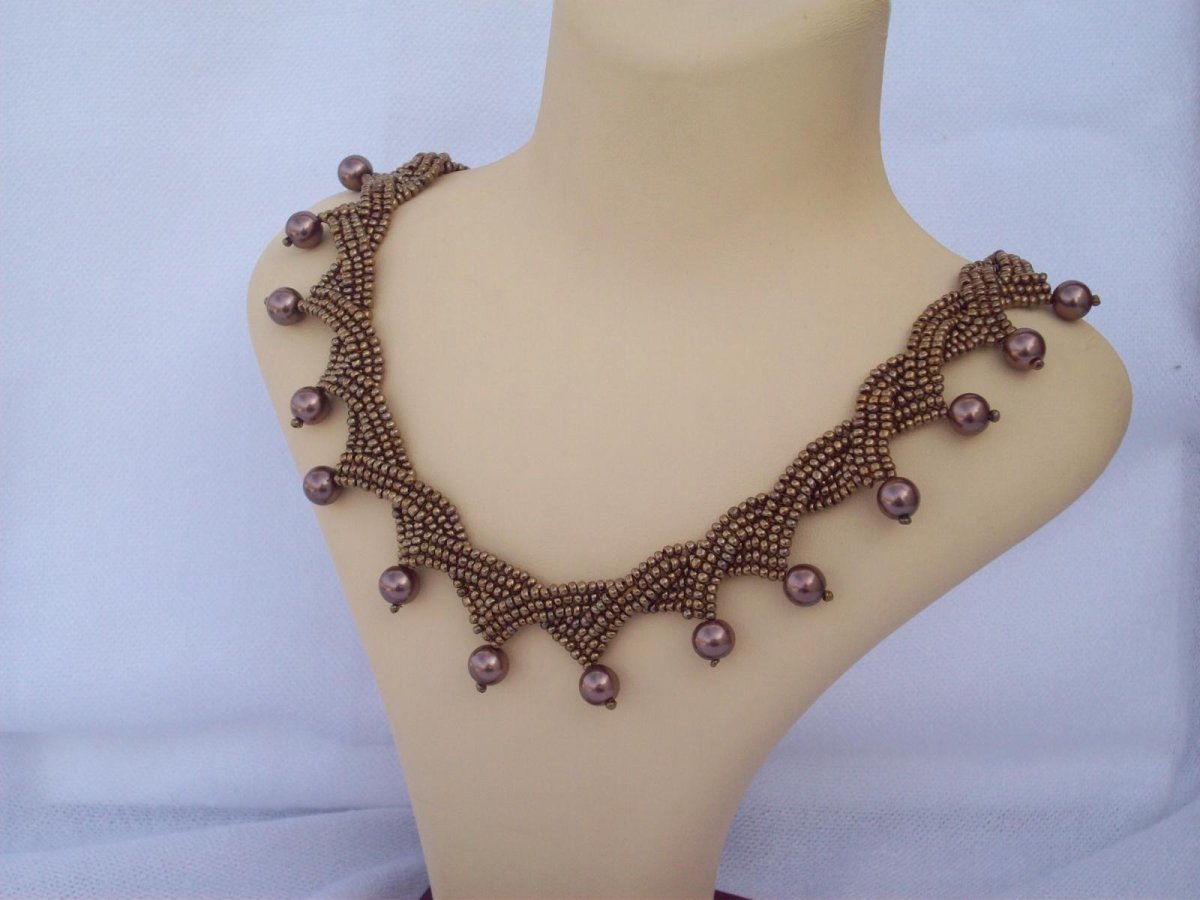 Бисероплетение зигзагом