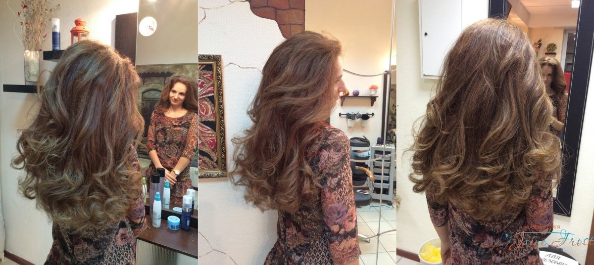 Крупные Локоны на концах