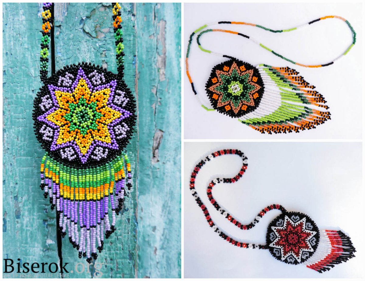 Яркие украшения из бисера