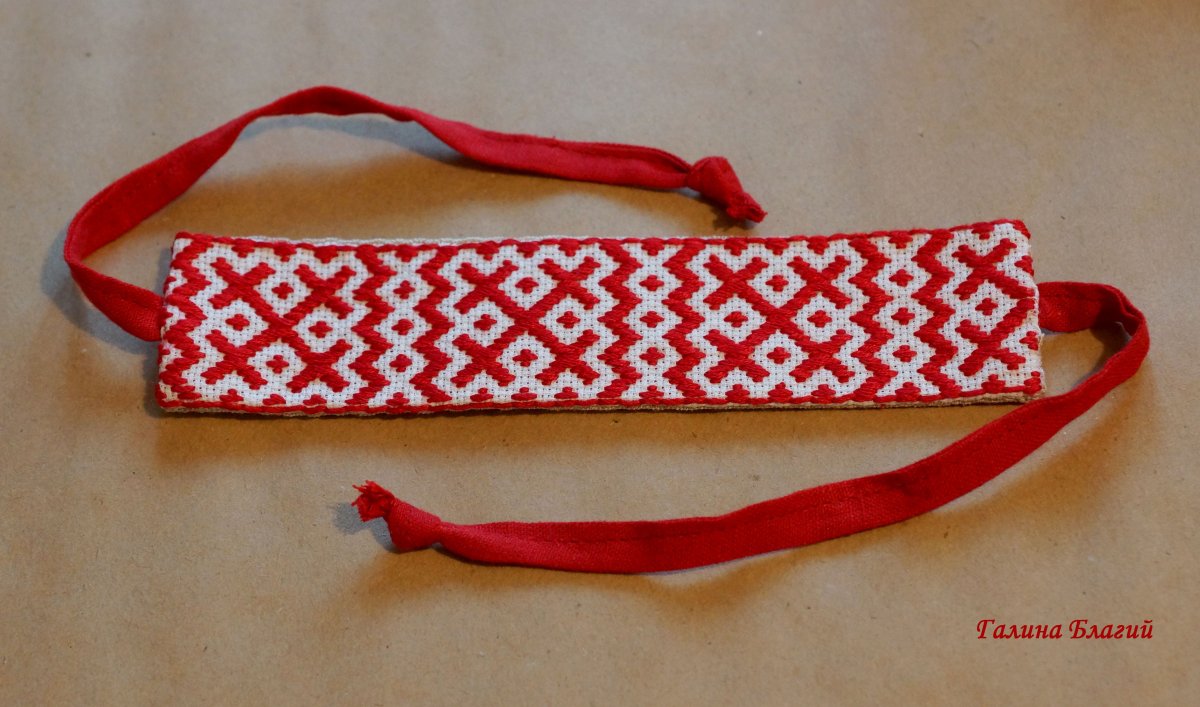 Плетение пояса оберега Славянского