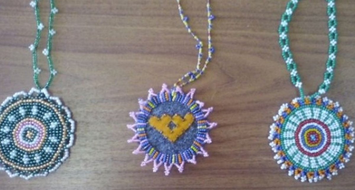 Удмуртские обереги из бисера