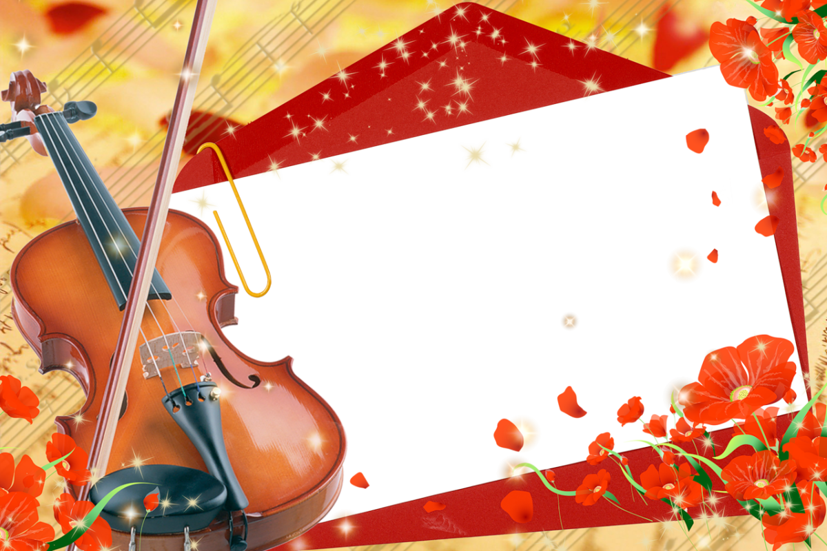 Рамка музыкальные инструменты