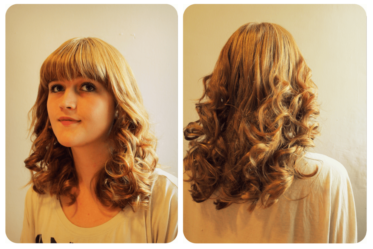 Карвинг на средние волосы с челкой