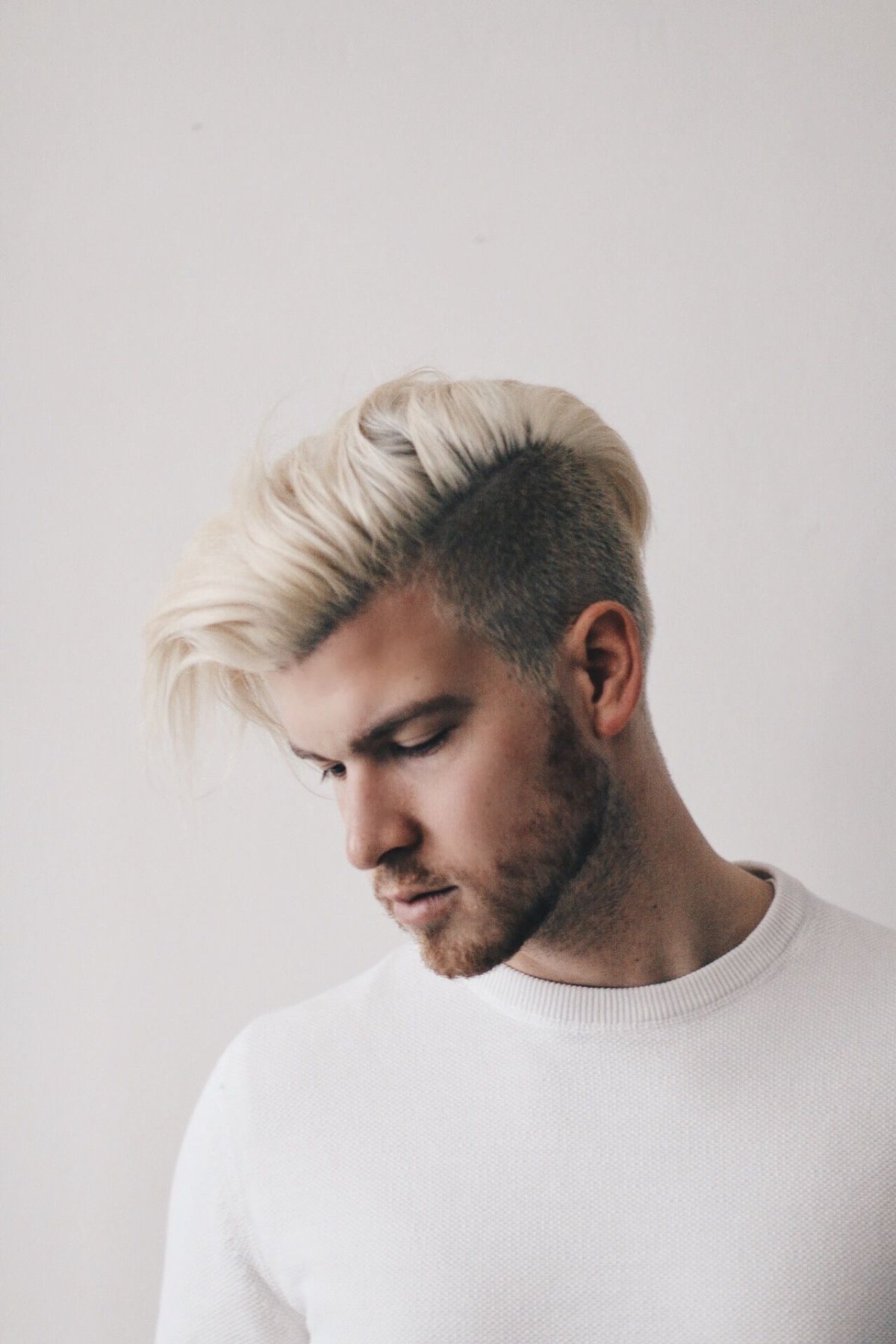 Мужское окрашивание блонд