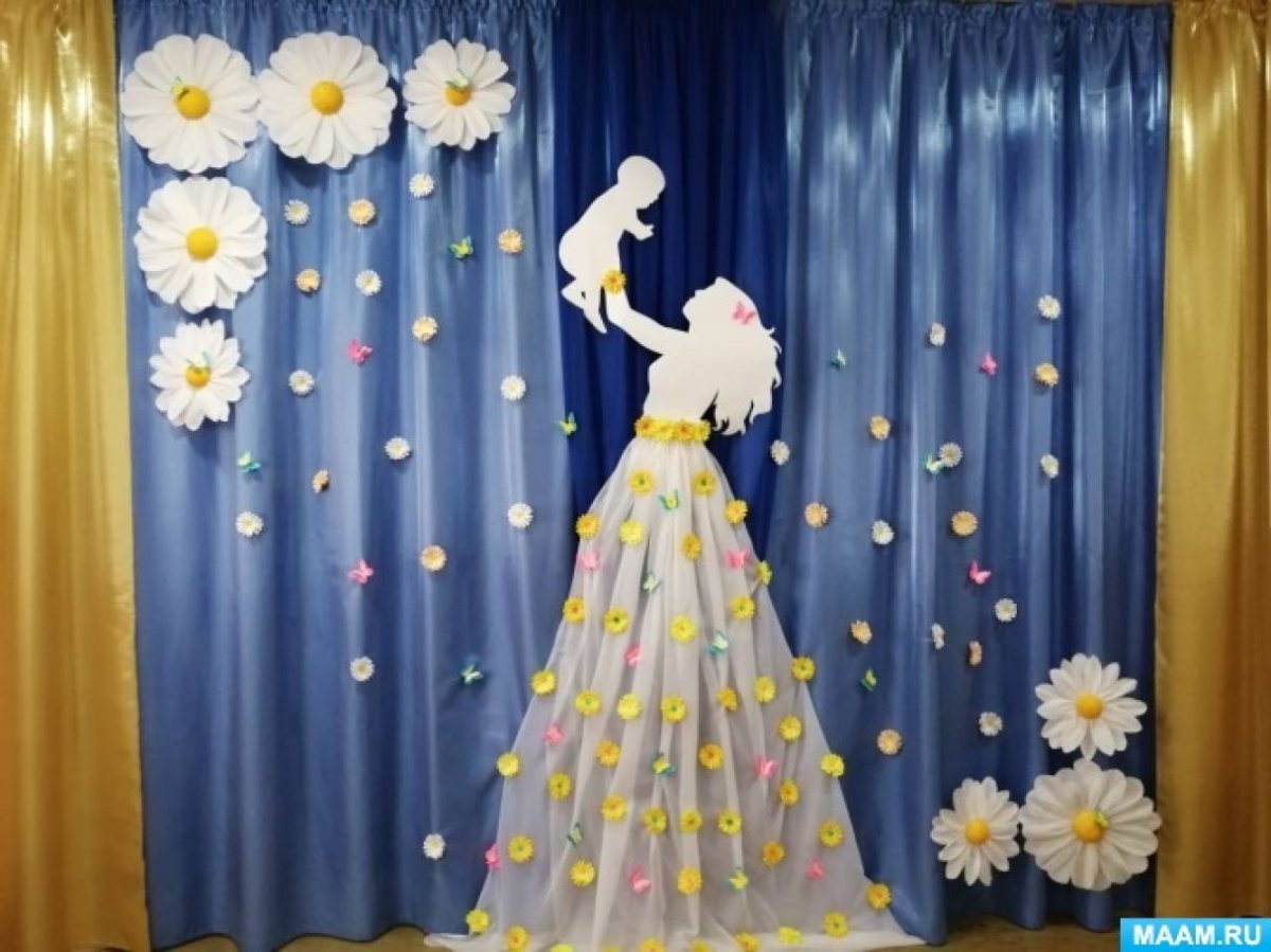 Украшение зала Весна