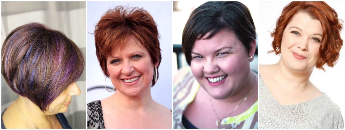 Причёски на полное лицо с двойным подбородком