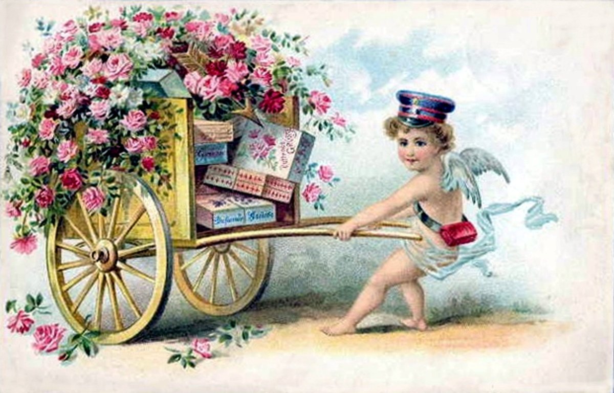 Винтажная открытка