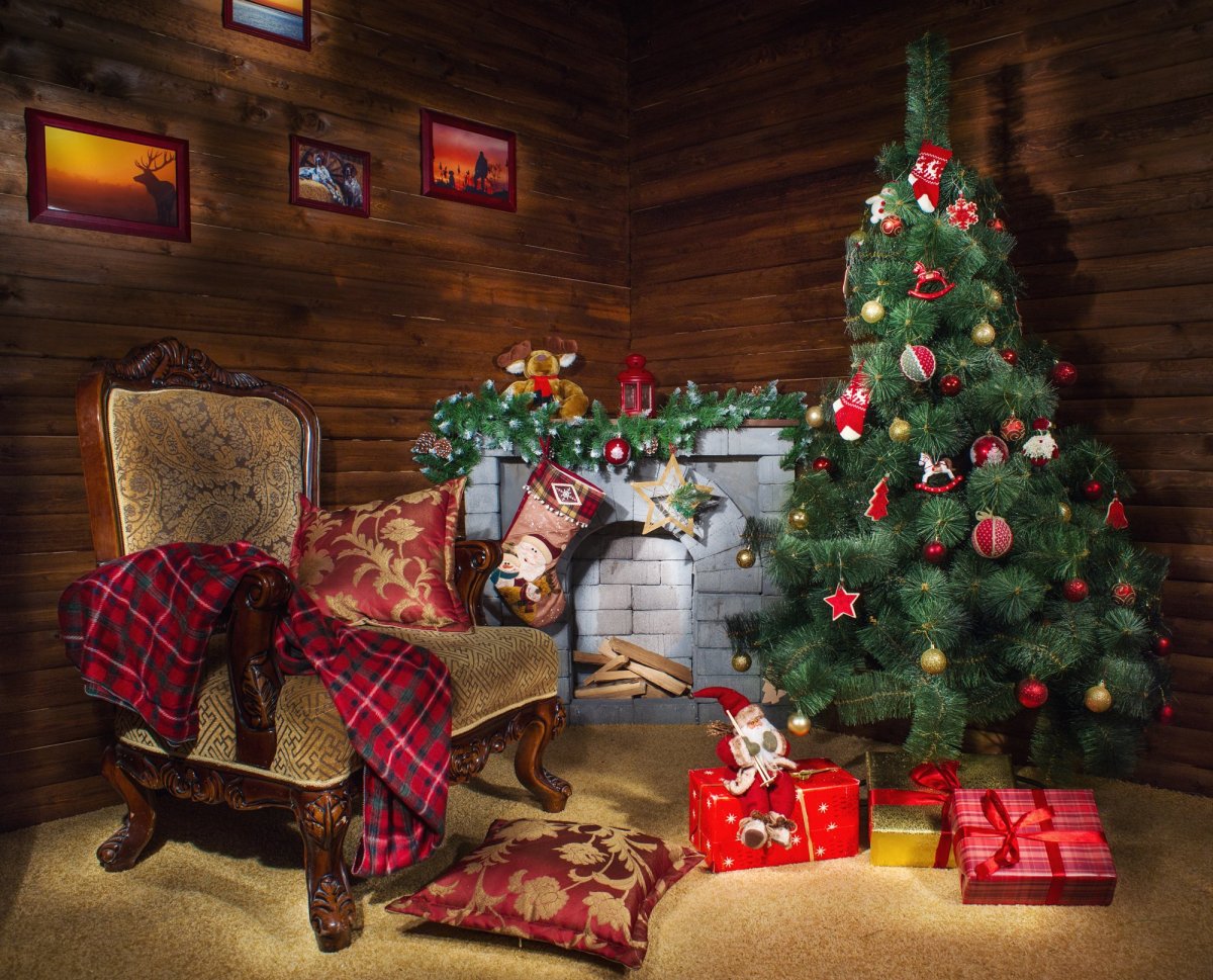 Новогодний интерьер фотостудии