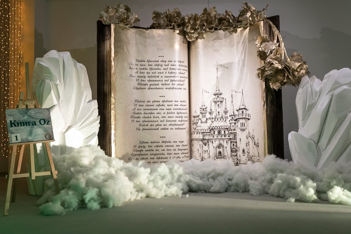 Книжные декорации