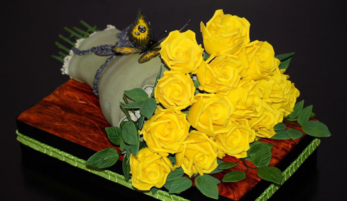 Желтые розы открытки