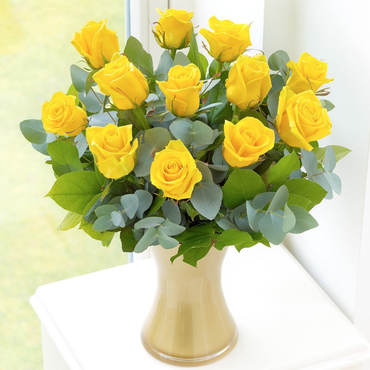 Букет желтых роз для любимой