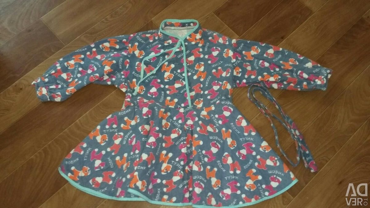 Советские детские платья из фланели