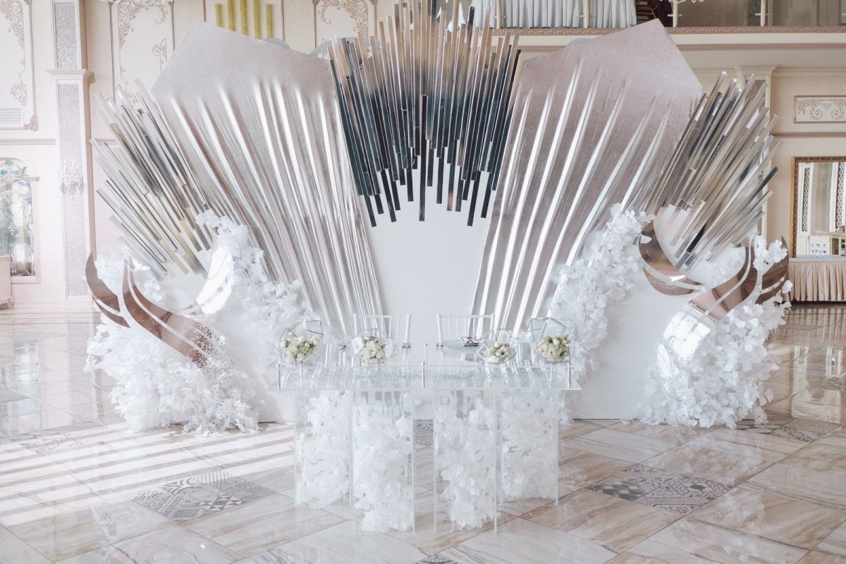 Свадьба в стиле снежной королевы