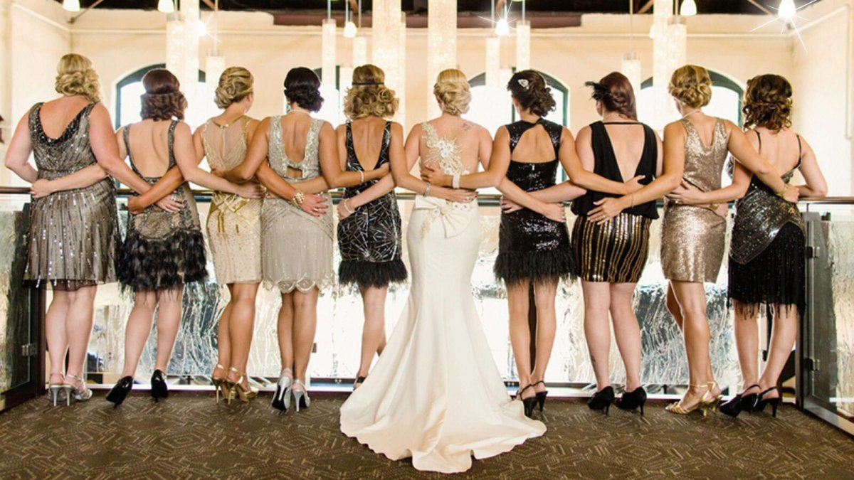 Вечеринка в стиле Великого Гэтсби ревущих 20-х