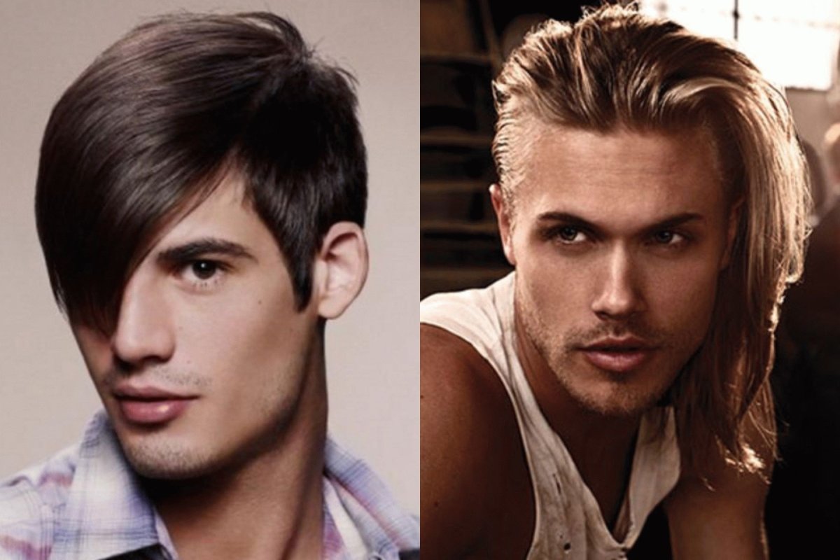 Ассиметричные прически мужские