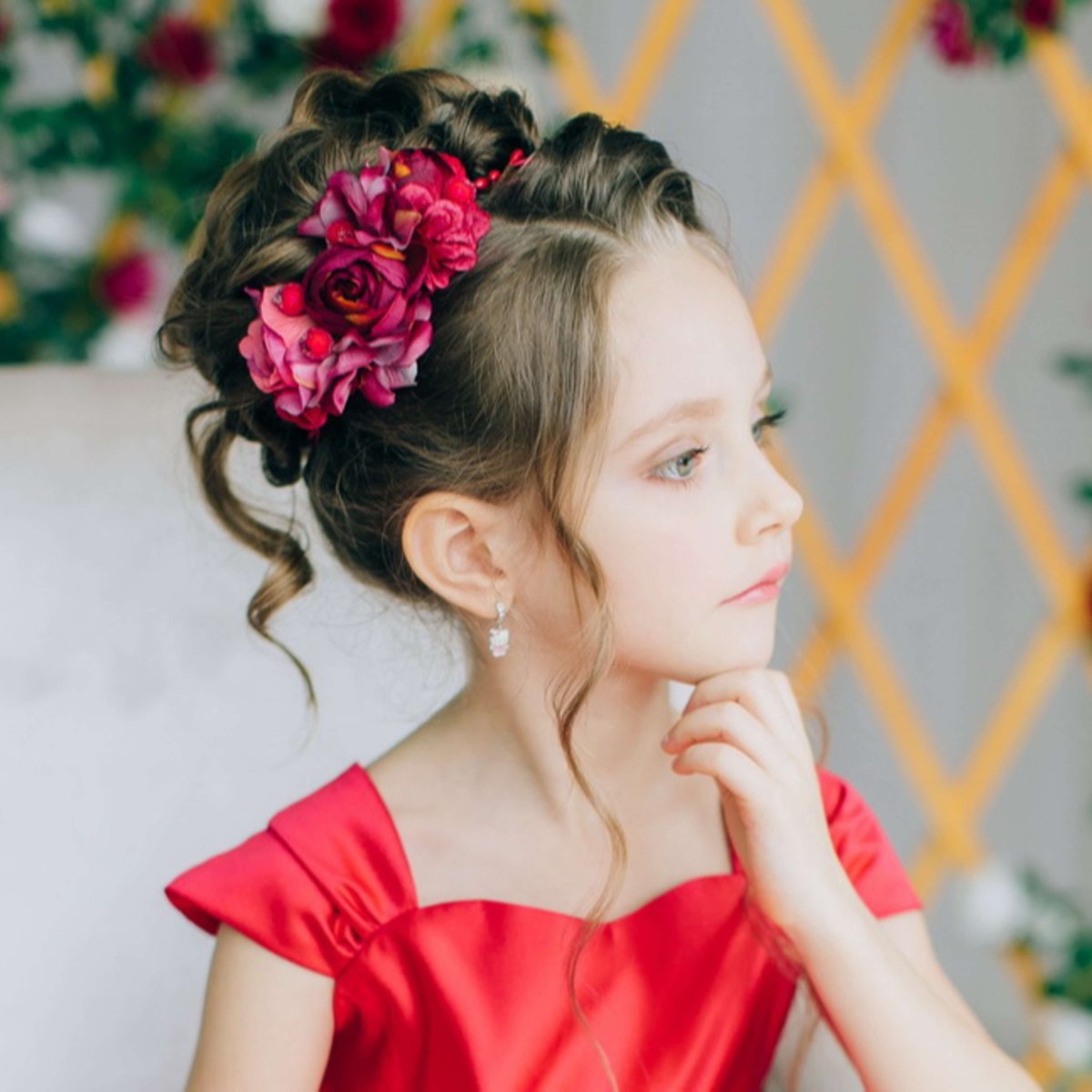 Прически на выпускной в детский сад