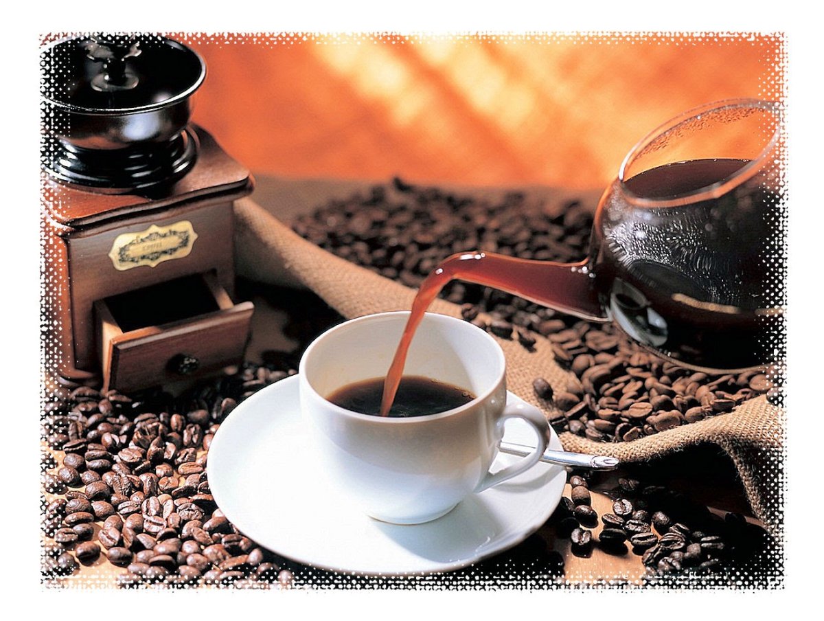 Чашка горячего кофе