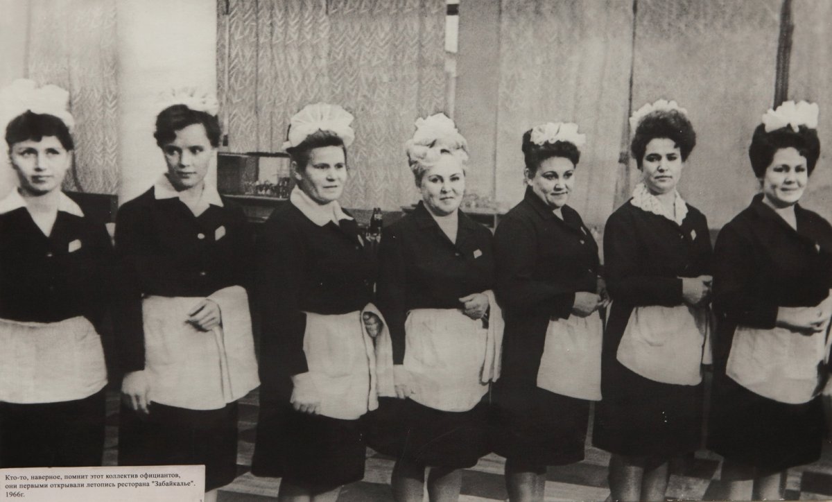 Форма официанток в СССР